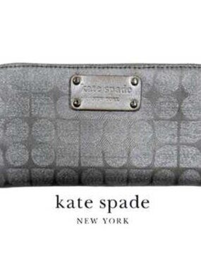 Kate Spade Neda Thompson Street Noel Silver Wallet